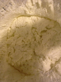 A picture of Farmers cheese.