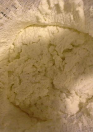 A picture of Farmers cheese.