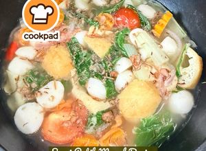 Gambar 👩‍🍳 Sawi Putih Masak Bening