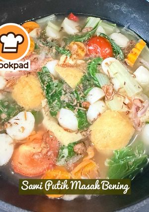 Gambar 👩‍🍳 Sawi Putih Masak Bening
