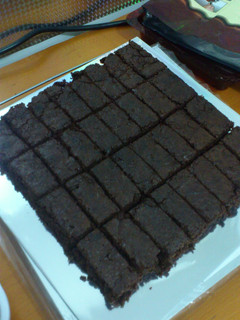 A picture of Fudgy Brownies.