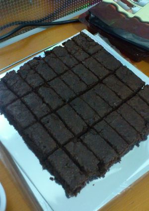 A picture of Fudgy Brownies.
