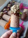 Vickys Chocolate Banana 'Ice Cream' Crunch Lollies, GF DF EF SF