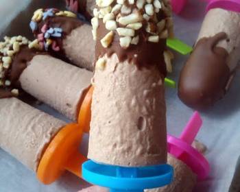 The New Way Make Recipe Vickys Chocolate Banana Ice Cream Crunch Lollies GF DF EF SF Practical Delicious