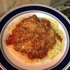 A picture of Simple Everyday Meat Sauce Spaghetti.