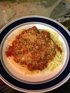 A picture of Simple Everyday Meat Sauce Spaghetti.