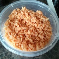 A picture of Mexican Rice.