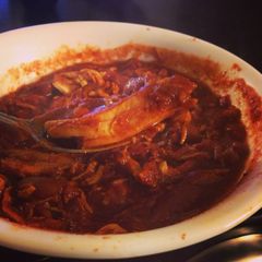 A picture of Shredded Chicken Chili.
