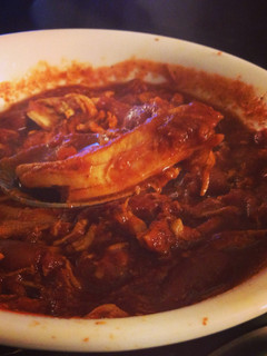 A picture of Shredded Chicken Chili.