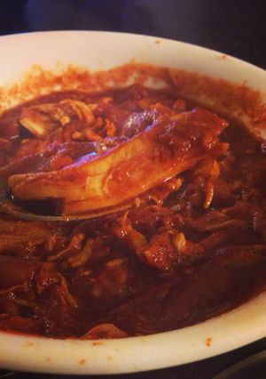 A picture of Shredded Chicken Chili.