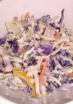 A picture of Colorful Coleslaw.