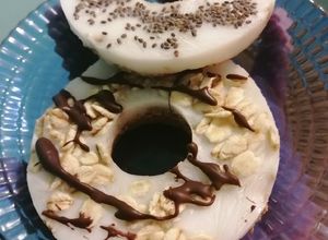 Una foto de Donitas de avena y yogurt (sin horno)