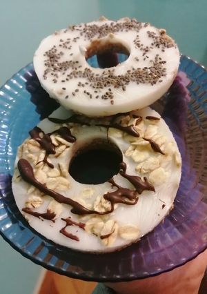 Una foto de Donitas de avena y yogurt (sin horno)