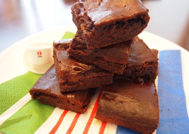 Recipe of Favorite Ultra-Rich Tofu Brownies with 1/3 the Calories!