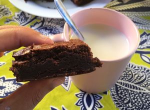 Una foto de Brownie fácil