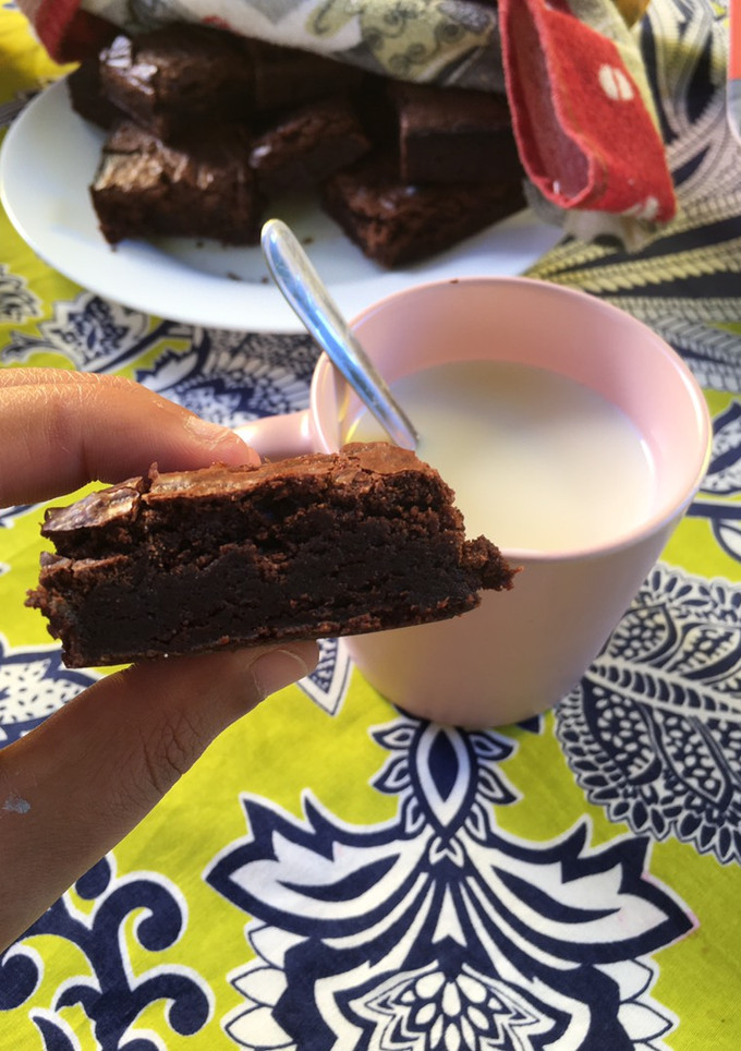 Una foto de Brownie fácil