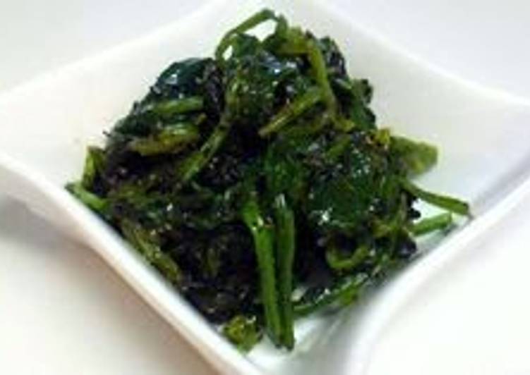 Easy! Simple Spinach With Sesame Sauce (Gome-ae)