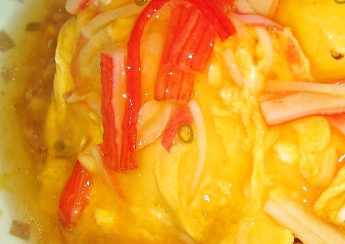Steps to Prepare Award-winning Cheap Crab Omelet over Rice
