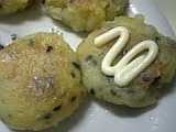 potato sesame cakes