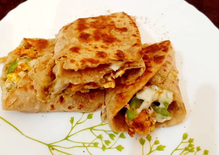 Recipe of Speedy Grilled Paneer Shawarma