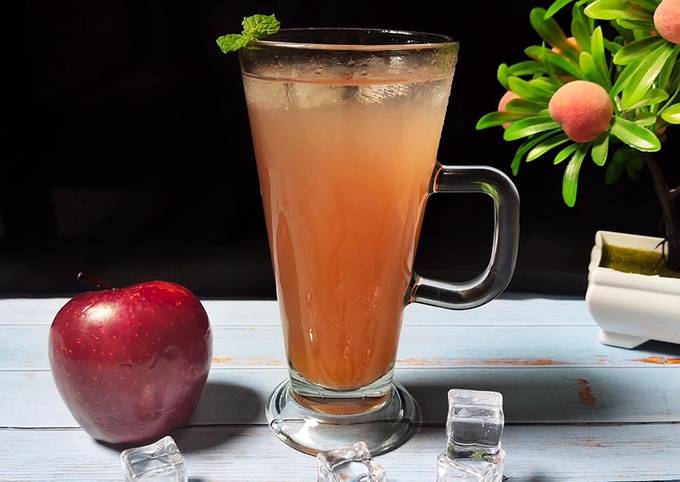 Anti Ribet, Buat Es Sari Kulit Apel🍎 Enak Terbaru