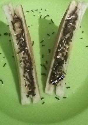Foto resep Roti Bakar Pisang Cokelat