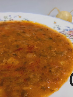عکسی از دستور سوپ شلغم