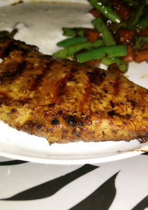 A picture of Grilled Chicken breasts.