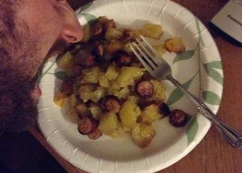 Easy Fast Cooking Baked Sausage N Taters Home Style