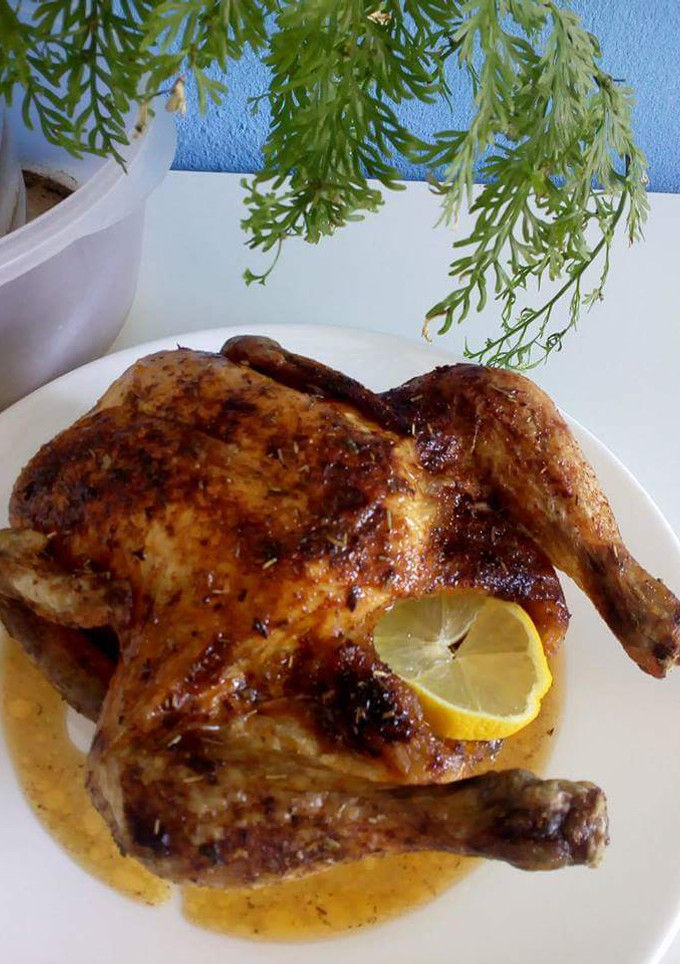 Una foto de Pollo al limón