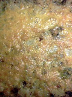 A picture of Cheesy Ham and Potato Casserole.