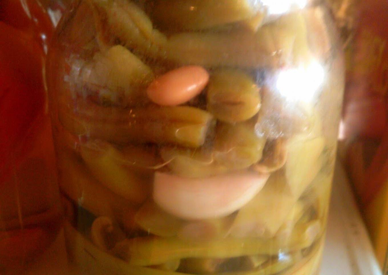 Canned Garlic Green Beans
