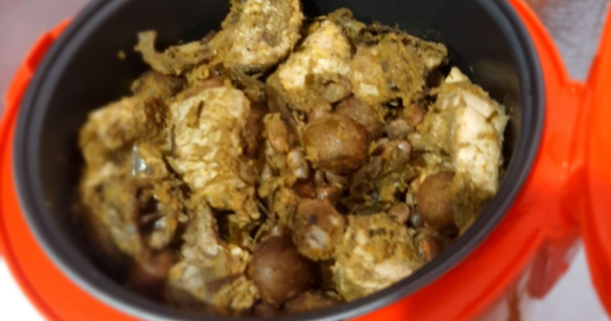 Rendang ayam rice cooker