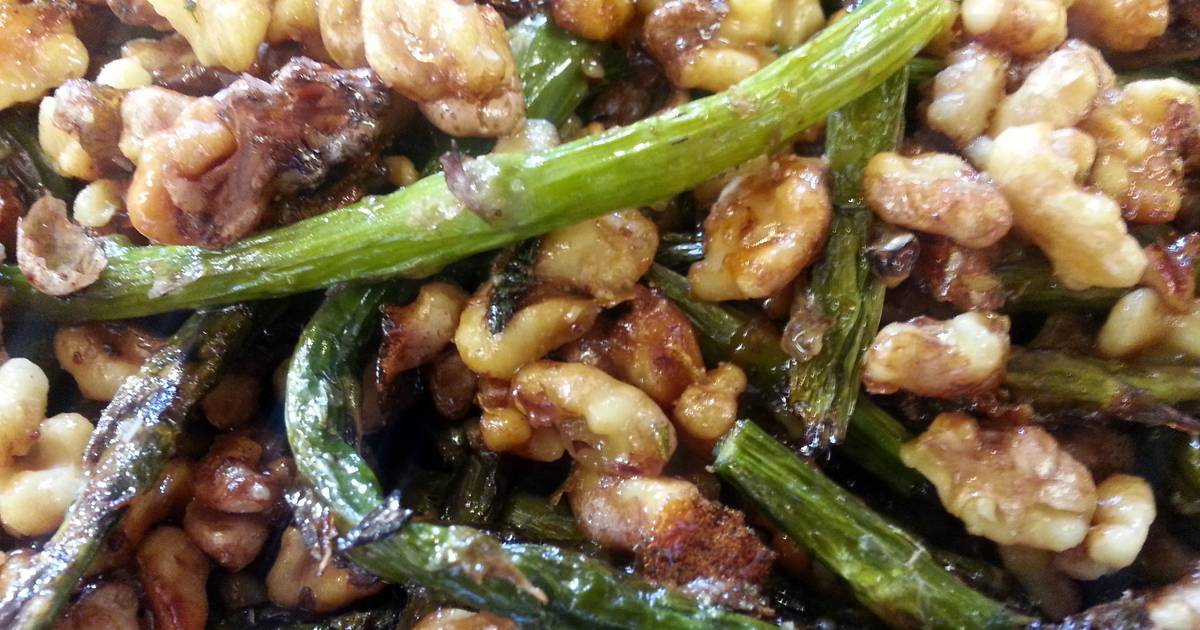 Honey Walnut Asparagus Recipe by ChefDoogles Cookpad