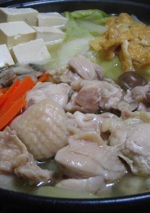 A picture of My Favorite Salt Chanko Hot Pot.