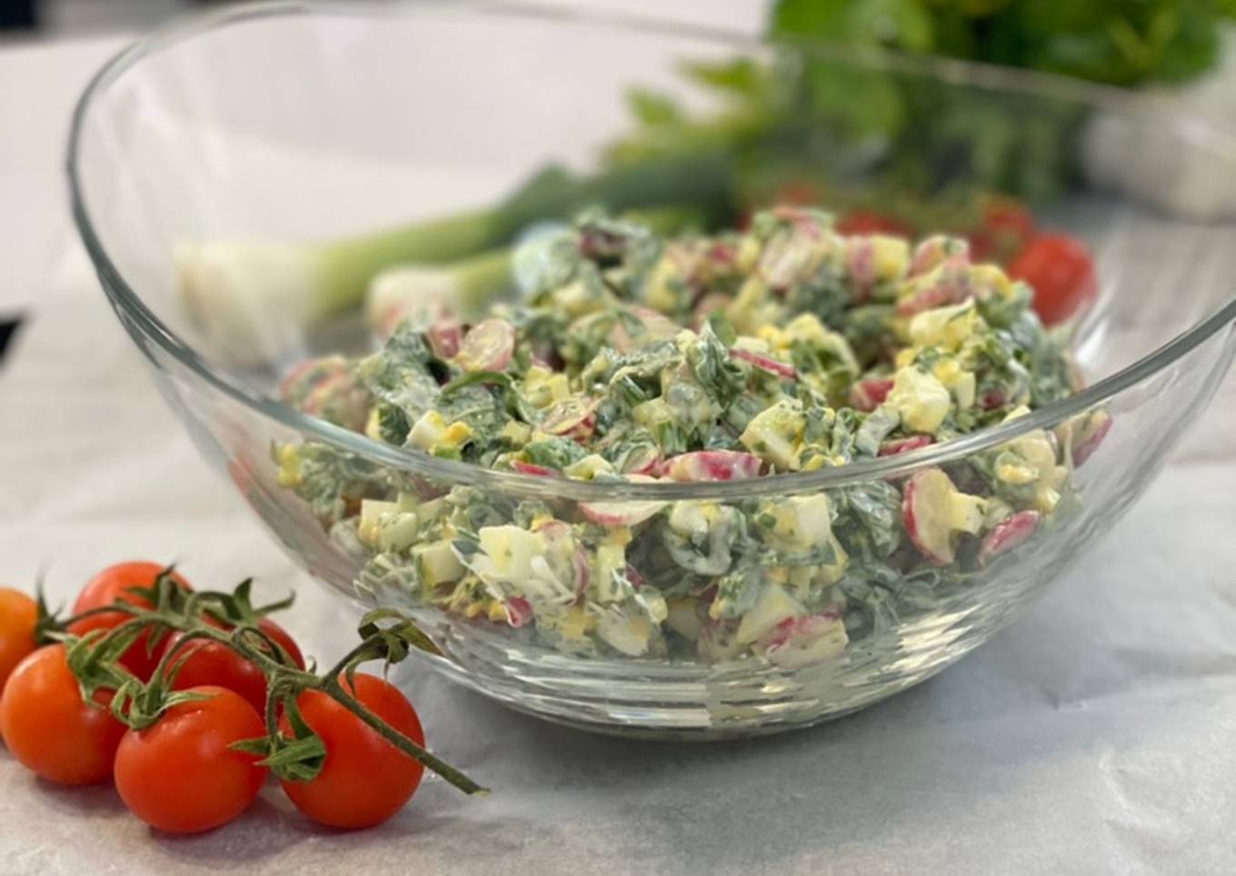 Recipe of Speedy Salade de Pâques à l’ail de l’ours