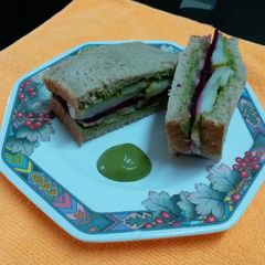 A picture of Vegetable Sandwich.
