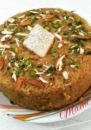 A picture of Leftover Mithai Cake.