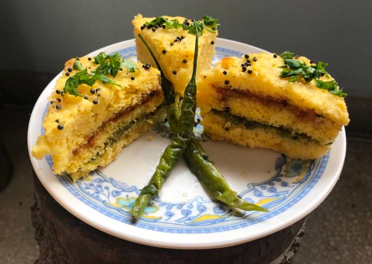 Simple Way to Make Speedy Khaman Sandwich