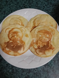熊蓋讚小熊鬆餅 的食譜成品照片