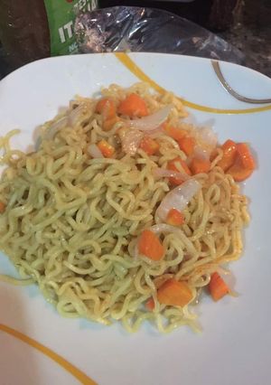 A picture of Quickie Noodles.
