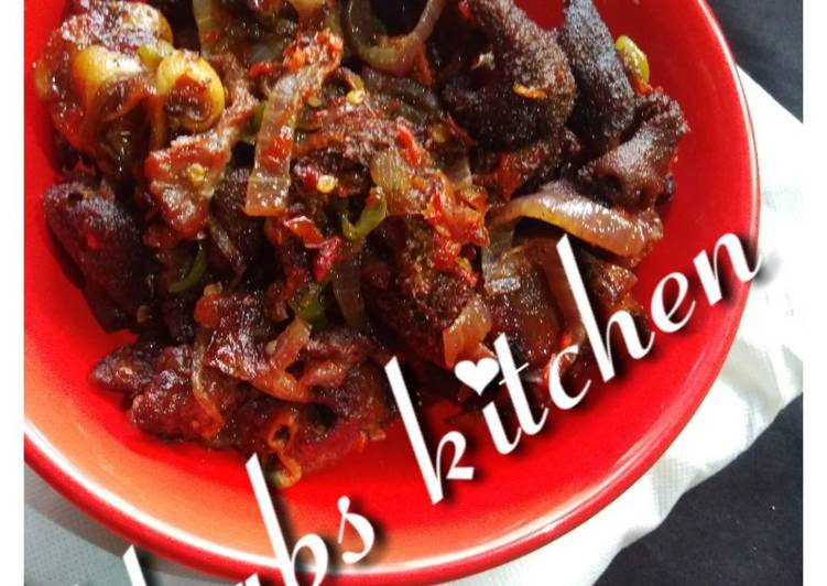 Simple Way to Prepare Homemade Pepper offal&#39;s recipe 2