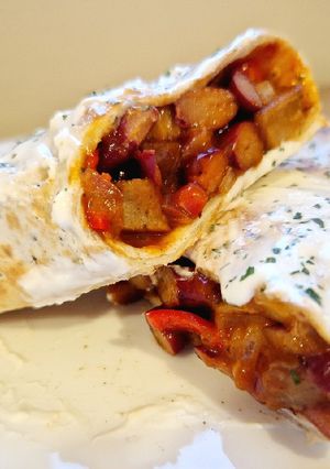A picture of Spicy Chilli Burritos (Vegetarian).