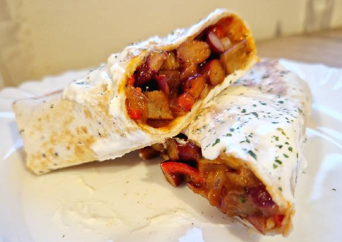 Spicy Chilli Burritos (Vegetarian)