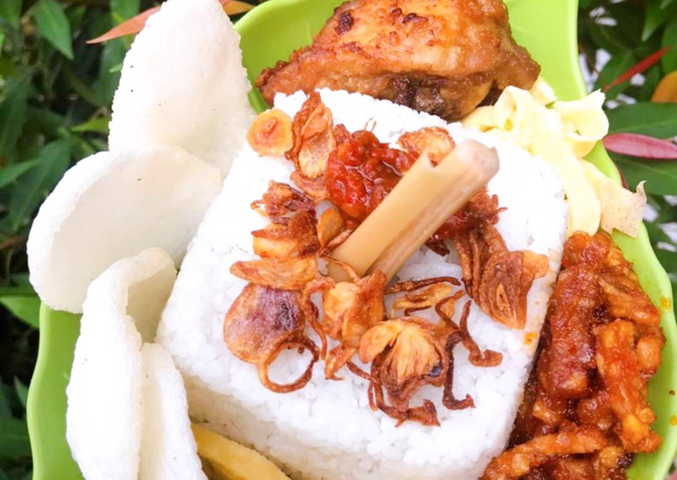 Nasi uduk cemplung