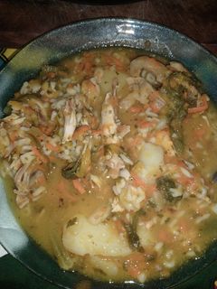 Una foto de Sopa con pollo