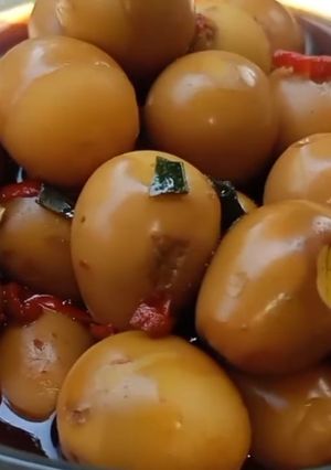 Foto resep Telur puyuh kecap ala Korea