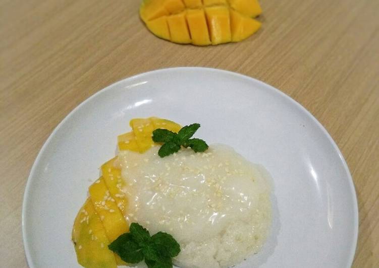 Bagaimana Menyiapkan Mango sticky rice, Lezat Sekali