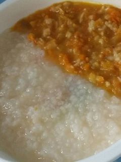 Foto resep MPASI 8 bulan + Bubur slow with Tomkap sup (menu 4 bintang)
