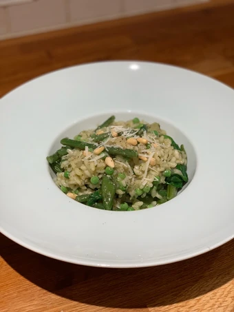 Recipe Green Veg &amp; Pesto Risotto the Perfect So Delicious